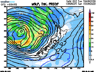 nz forecast zealand weather maps wind