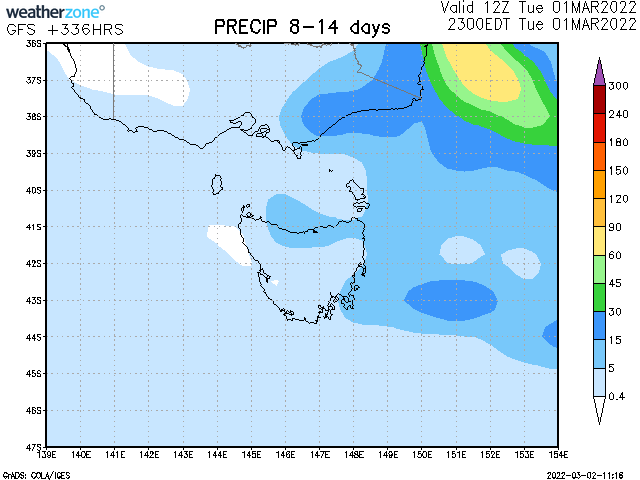 rainfall forecast
