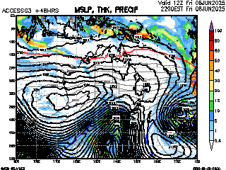 Weather Pressure Charts 10 Day 10-Day Bom Access Model Weather Forecast Of Isobars And Rain -  Www.farmonlineweather.com.au